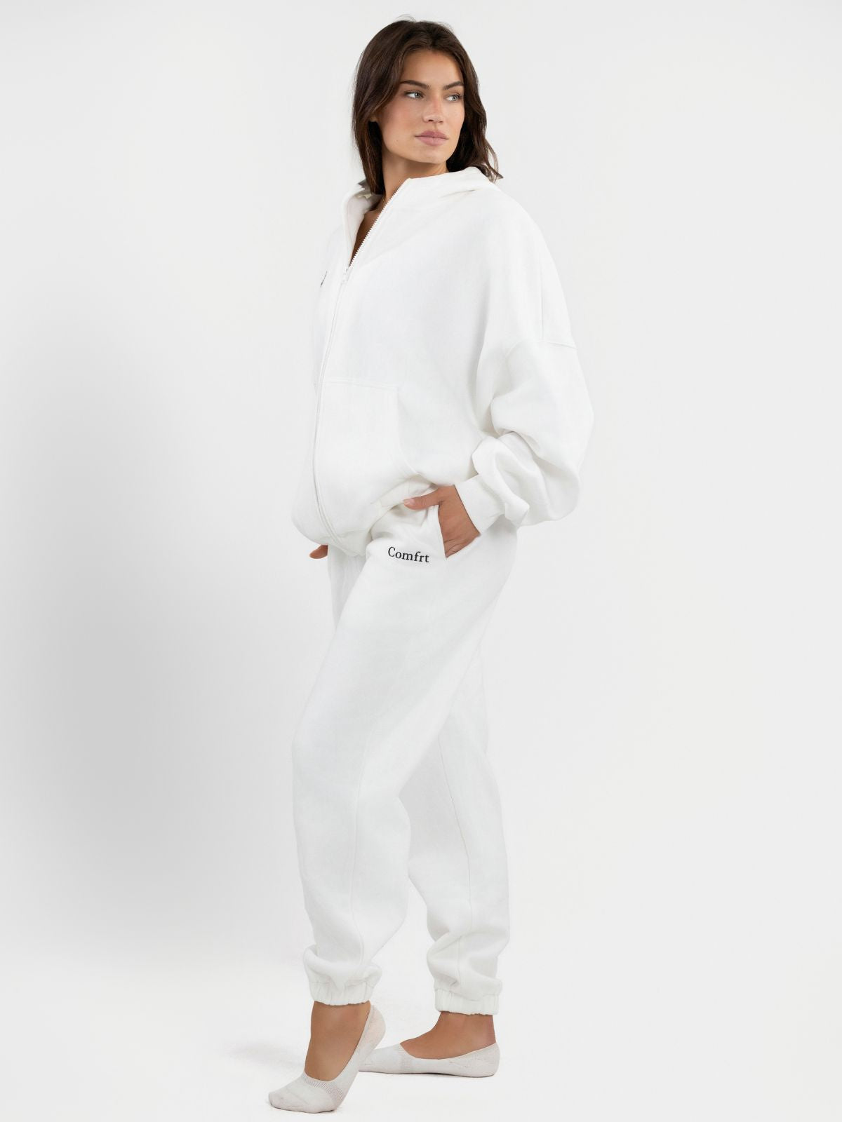 Snow Cloud Zip Comfrt Hoodie