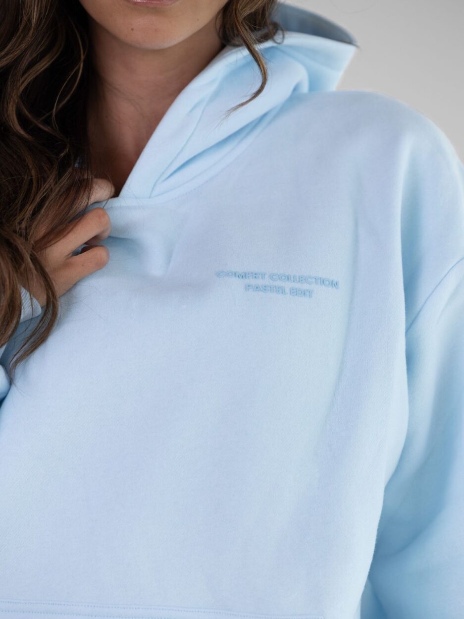 Baby Blue Comfrt Pastel Hoodie