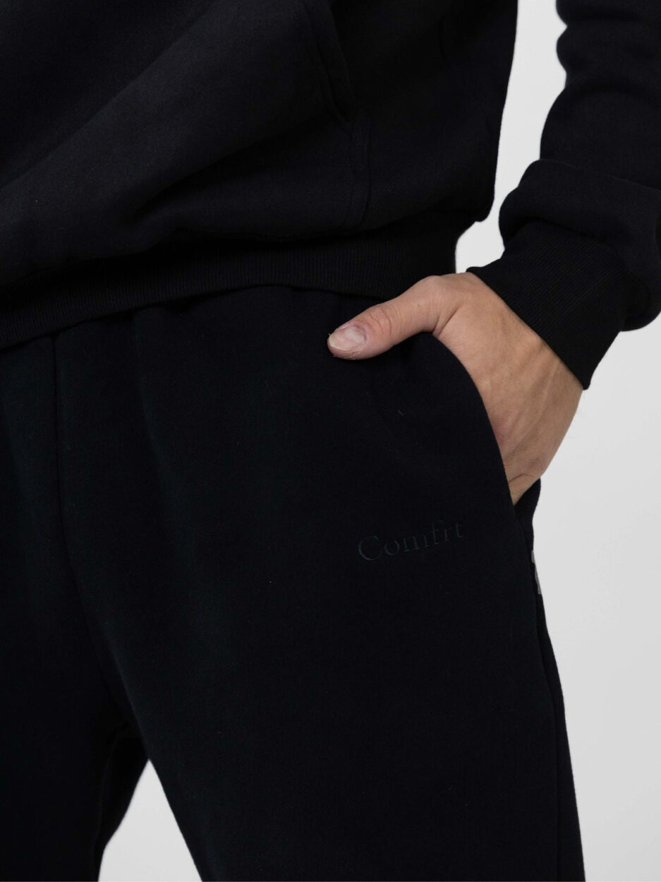 Black Signature Fit Comfrt Sweatpant