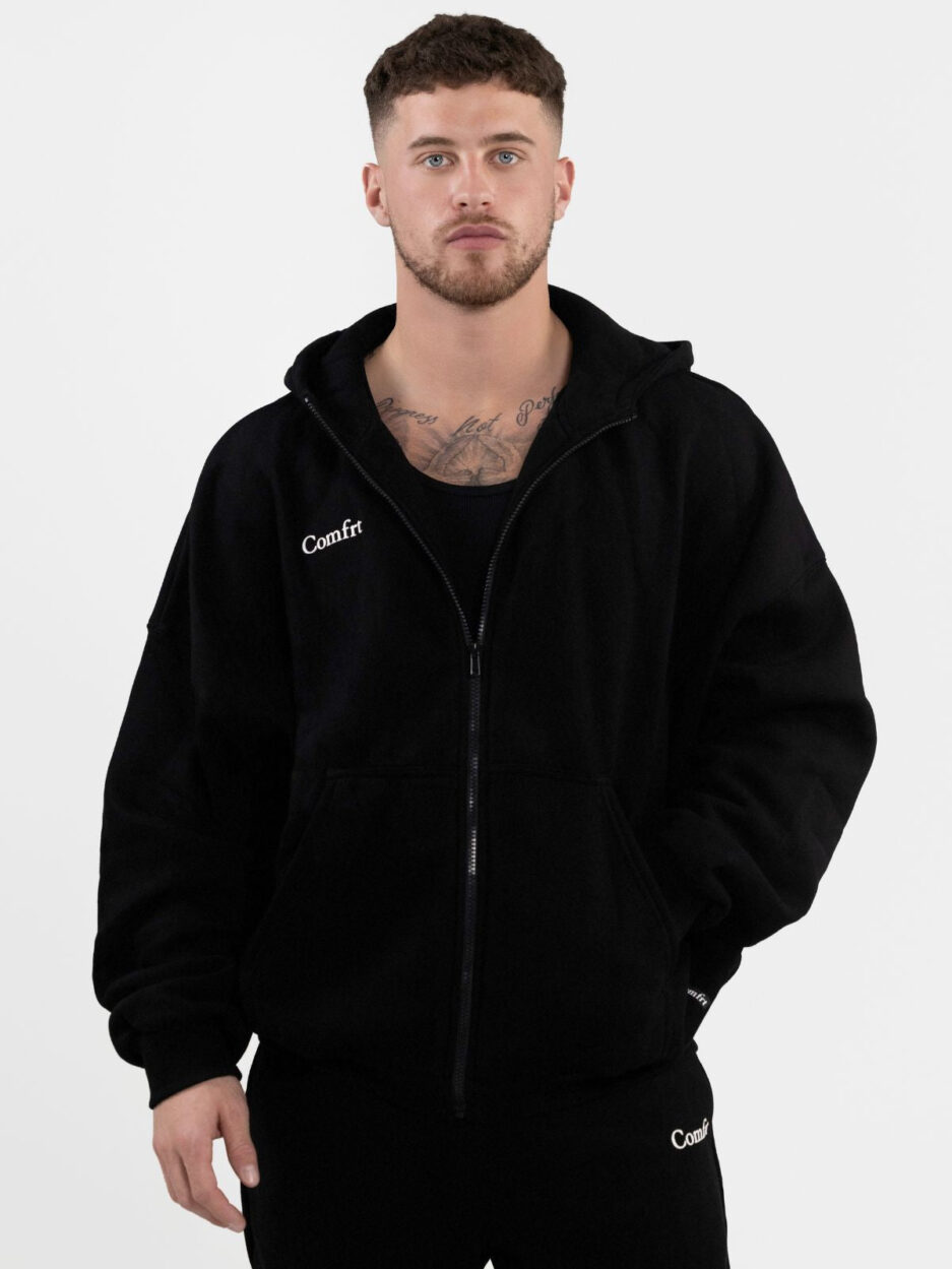 Midnight Cloud Zip Up Comfrt Hoodie