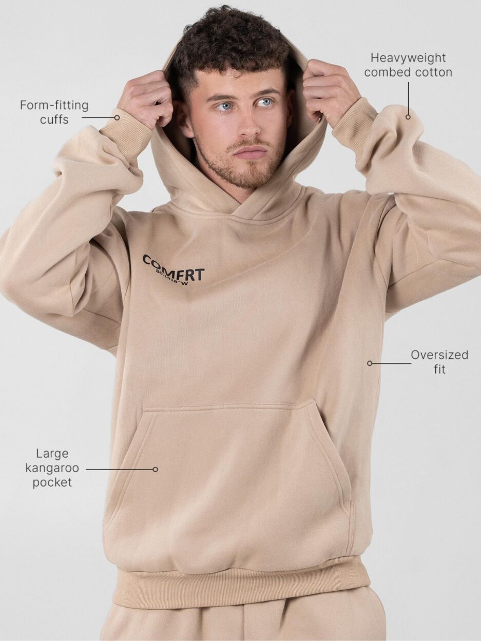 Sand Coordinate Comfrt Hoodie